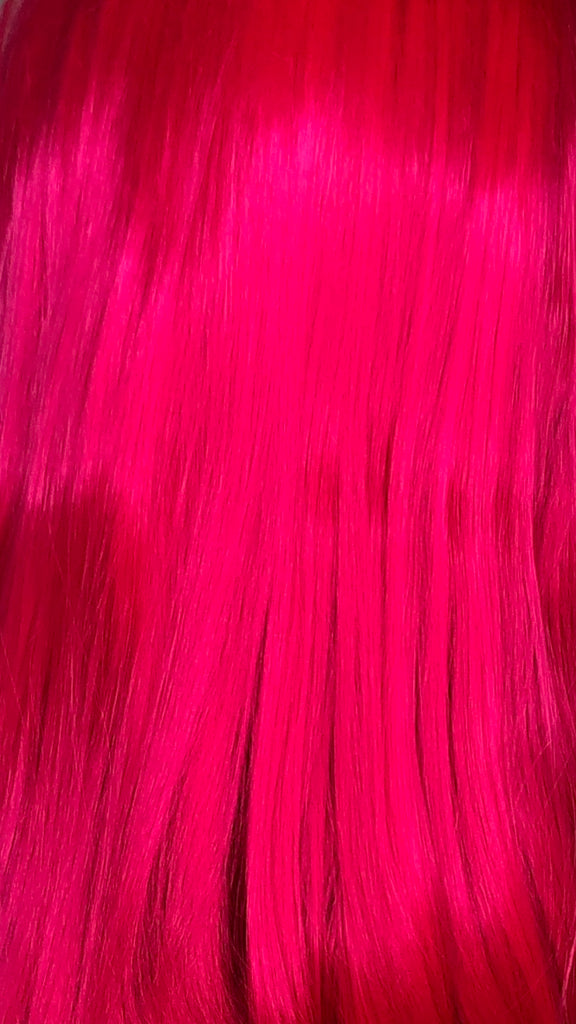 24 Inch "Deluxe" Wefting - Hottest Pink