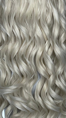 24 Inch "Deluxe" Wefting - Pale Ash Blonde