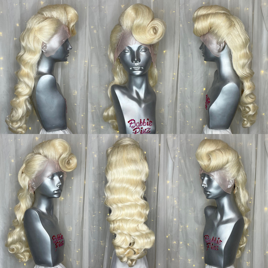 Styled "Pale Blonde Frost" - Ritzy Roll