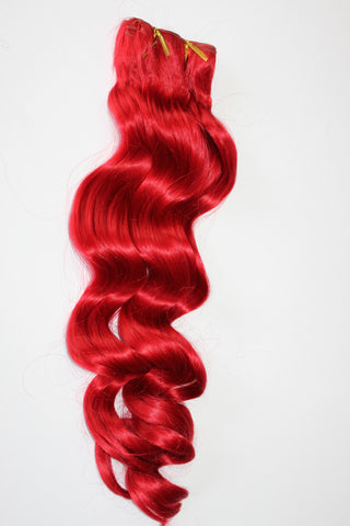 24 Inch "Deluxe" Wefting - Bright Red